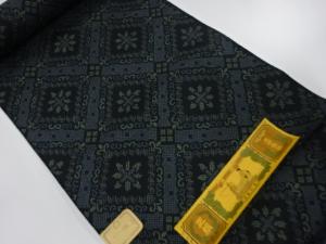 アンティーク　正絹　紬　着尺反物